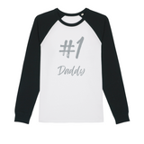 # 1 Daddy Organic Raglan Long Sleeve Shirt