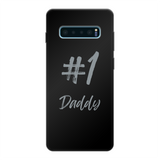 # 1 Daddy Back Printed Black Soft Phone Case: #1 Daddy