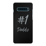 # 1 Daddy Back Printed Black Hard Phone Case: #1 Daddy