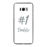 # 1 Daddy Back Printed Black Soft Phone Case: #1 Daddy