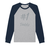 # 1 Daddy Organic Raglan Long Sleeve Shirt