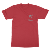 # 1 Daddy Classic Adult T-Shirt: #1 Daddy left breast