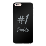 # 1 Daddy Back Printed Black Soft Phone Case: #1 Daddy