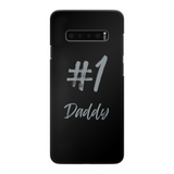 # 1 Daddy Back Printed Black Hard Phone Case: #1 Daddy