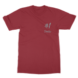 # 1 Daddy Classic Adult T-Shirt: #1 Daddy left breast