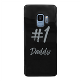 # 1 Daddy Back Printed Black Hard Phone Case: #1 Daddy