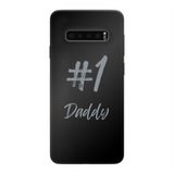 # 1 Daddy Back Printed Black Soft Phone Case: #1 Daddy