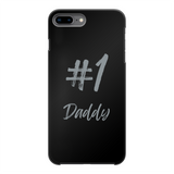 # 1 Daddy Back Printed Black Hard Phone Case: #1 Daddy