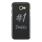 # 1 Daddy Back Printed Black Hard Phone Case: #1 Daddy