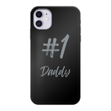 # 1 Daddy Back Printed Black Soft Phone Case: #1 Daddy