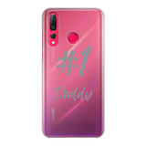 # 1 Daddy Printed Transparent Hard Phone Case: #1 Daddy