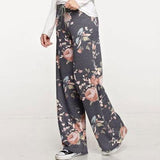 Women's loose fit, wide leg lounge / sweat pants