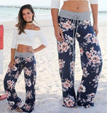 Women's loose fit, wide leg lounge / sweat pants