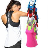 Women's T-Backless Loose Sleeveless Sports Crop Top