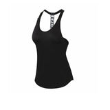 Women's T-Backless Loose Sleeveless Sports Crop Top