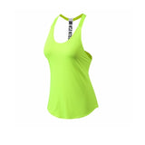 Women's T-Backless Loose Sleeveless Sports Crop Top