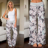 Women's loose fit, wide leg lounge / sweat pants