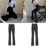 Women's Casual Skinny High Waist Stretchy Sports Sweatpants Flared Leggings