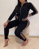 Women's Elegant Two-Piece Track Suit set