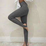 Women's Casual Skinny High Waist Stretchy Sports Sweatpants Flared Leggings