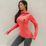 Breathable Women's Sportswear Hooded Top