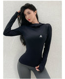 Breathable Women's Sportswear Hooded Top